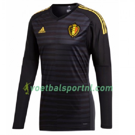 België Doelman Thuis Shirt WK voetbal 2018 L/S