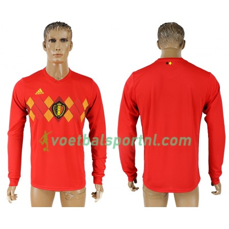 België Thuis Shirt WK voetbal 2018 L/S
