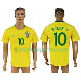 Brazilië Neymar Jr 10 Thuis Shirt WK voetbal 2018
