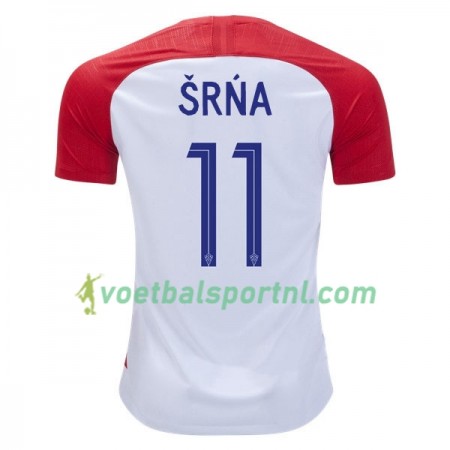 Kroatië Darijo Srna 11 Thuis Shirt WK voetbal 2018