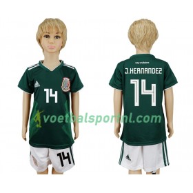 Mexico Javier Hernandez 14 Kind Thuis Tenue WK voetbal 2018
