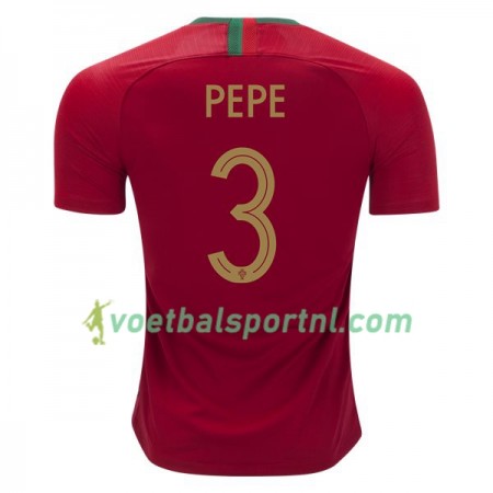 Portugal Pepe 3 Thuis Shirt WK voetbal 2018